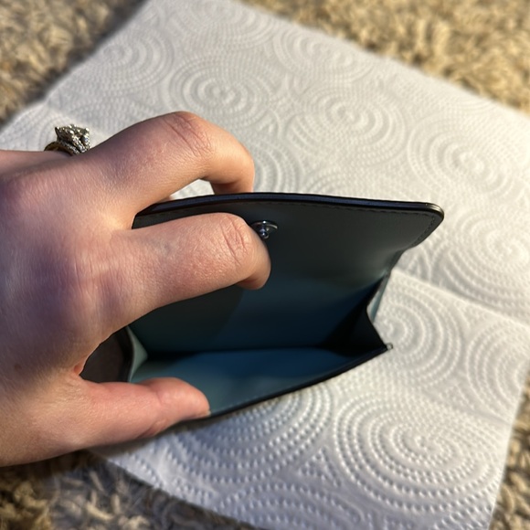 (Coach wallet) color aquamarine - Picture 2 of 11